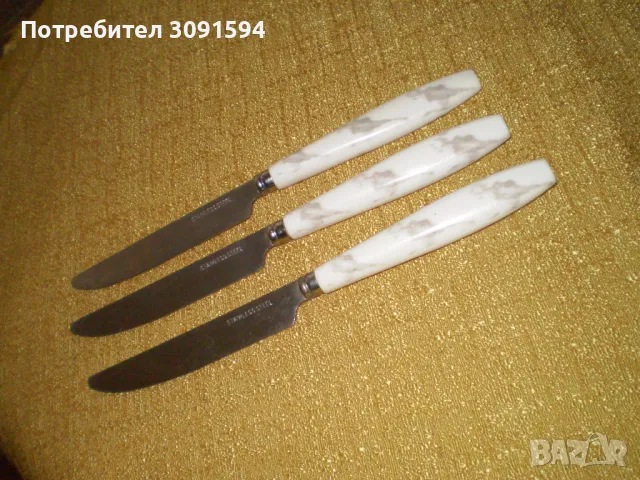 неръждаема стомана три прибори за хранене ножове, снимка 2 - Прибори за хранене, готвене и сервиране - 48839692