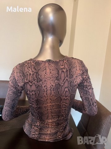 Дамска блуза със змийски принт !, снимка 6 - Блузи с дълъг ръкав и пуловери - 40057216