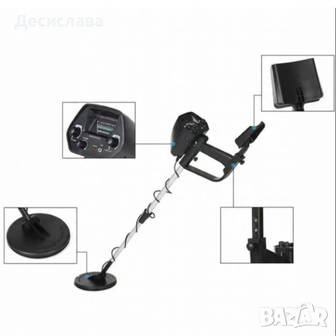 Водоустойчив металотърсач за злато, сребро, монети и съкровища K-1374, снимка 12 - Друга електроника - 53689337