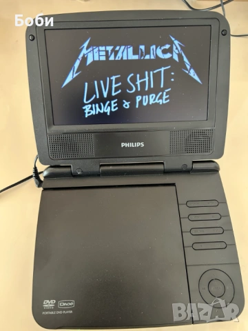 Philips Портативен DVD плейър PET721D, снимка 4 - Плейъри, домашно кино, прожектори - 53105564