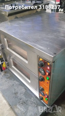 Италианска двойна фурна за пици Morertti, снимка 2 - Обзавеждане на кухня - 53643006
