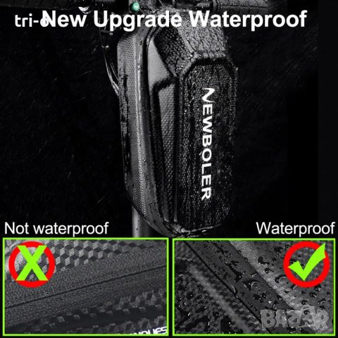 NEWBOLER Чанта за тротинетка, велосипед устойчива на дъжд M размер, снимка 6 - Аксесоари за велосипеди - 42092609