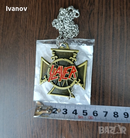 Slayer нов официален мърч медалион