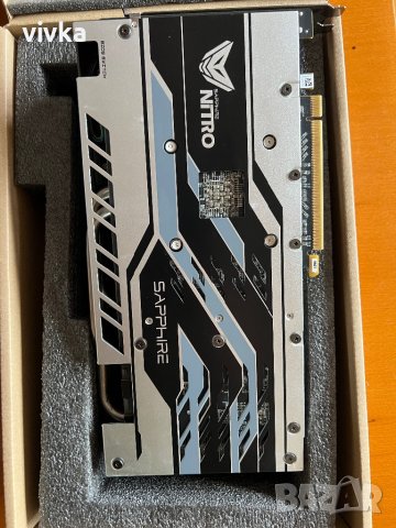 Видео карта Sapphire Nitro+ Radeon RX 580 4GB, снимка 4 - Видеокарти - 42209633