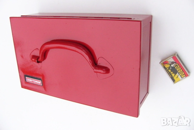 Оригинал CRAFTSMAN Метален САНДЪК 29x18x10см КУФАР Кутия Органайзер Контейнер Инструменти USA БАРТЕР, снимка 3 - Куфари с инструменти - 52013712