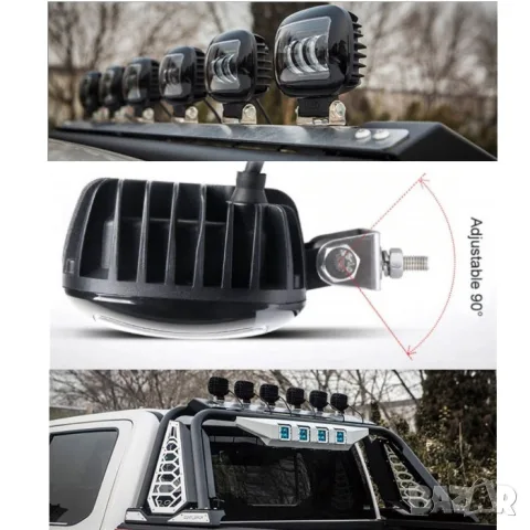 LED прожектор 30 W с 3 диода за външен монтаж, снимка 3 - Аксесоари и консумативи - 55864047