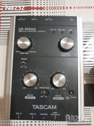 tascam us-122mkii, снимка 10 - Ресийвъри, усилватели, смесителни пултове - 41679362