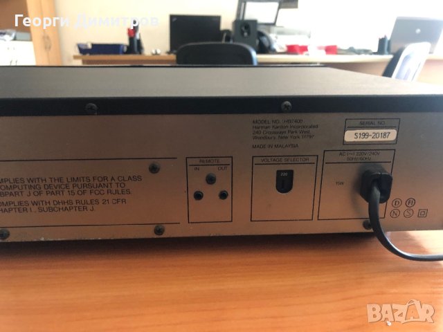  CD player Harman/Kardon HD7400, снимка 7 - Аудиосистеми - 42330506