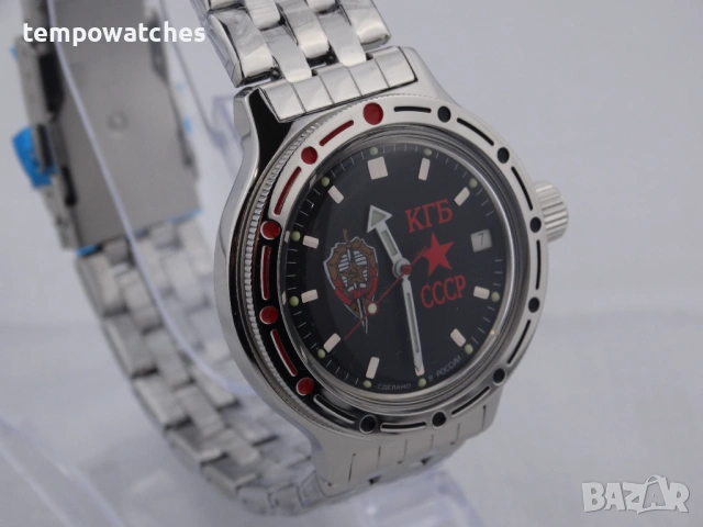 ВОСТОК АМФИБИЯ АВТОМАТИЧЕН- "КГБ" ref: 420457, снимка 12 - Мъжки - 43232648