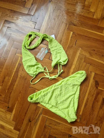 Страхотен дамски бански от две части размер 38, снимка 3 - Бански костюми - 55734599