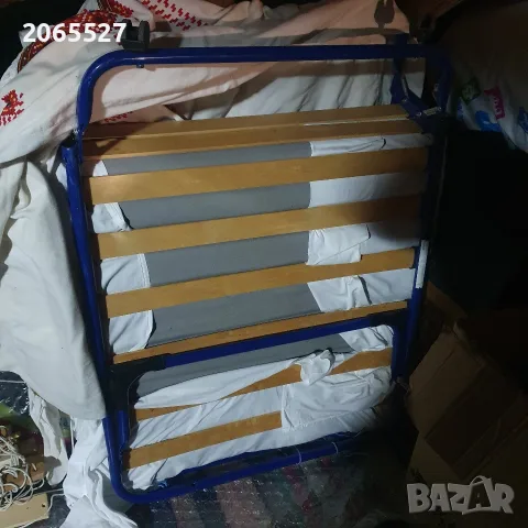 походно  легло с матрак, снимка 3 - Спални и легла - 56179956