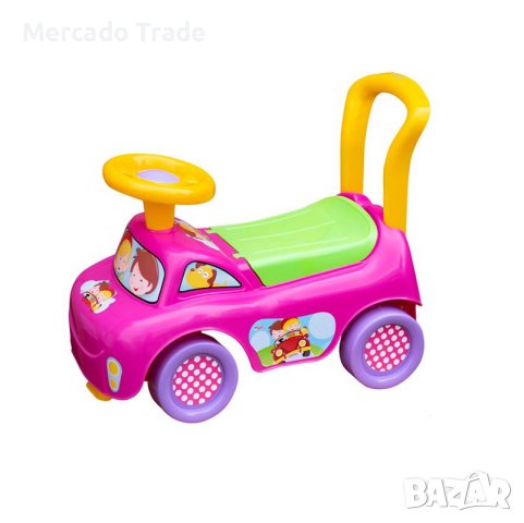 Детска количка Mercado Trade, Проходилка, За деца, Лилав, снимка 3 - Детски велосипеди, триколки и коли - 41712201