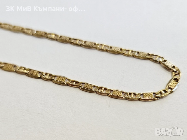 Златна гривна 0.72гр 06856-25/2, снимка 2 - Гривни - 52710985