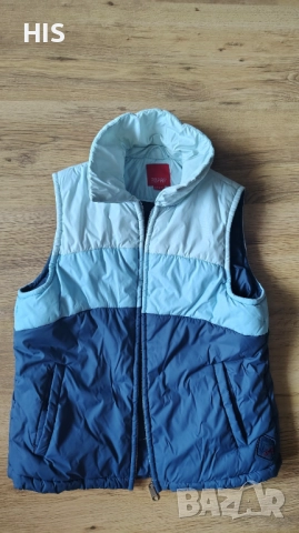 Детски елек Esprit, син, пухкав и мек, 10-11 год, снимка 7 - Детски якета и елеци - 52239921