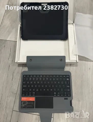 Ipad pro комбиниран противо ударен кейс и клавиатура с тъч пад, снимка 7 - Таблети - 50154093