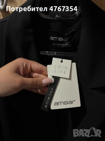 Дамско черно сако , снимка 3 - Сака - 53857667