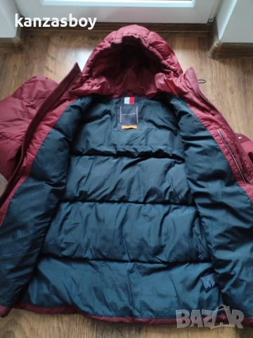 tommy hilfiger regular fit bordo - дебело мъжко яке М, снимка 14 - Якета - 53328352