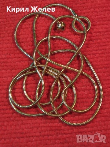 МНОГО ФИНО КРАСИВО и ПОЗЛАТЕНО СИНДЖИРЧЕ със СКЪПОЦЕННИ КАМЪЧЕТА ВЕРИЖКА КОЛИЕ НАКИТ ПОЗЛАТА 37851, снимка 13 - Колиета, медальони, синджири - 35364543