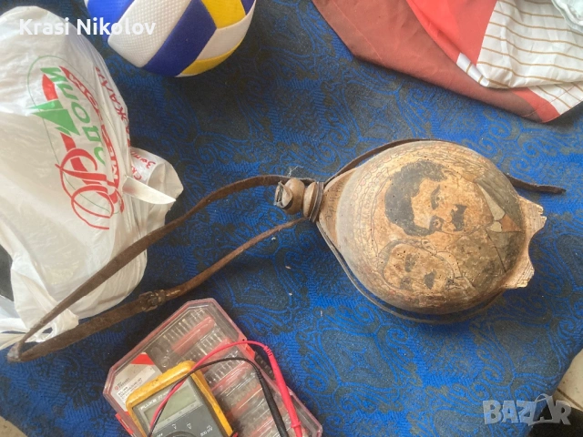 Дървена стомна гравирана, снимка 2 - Антикварни и старинни предмети - 53411674