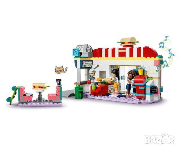 LEGO® Friends 41728 - Ресторант в центъра на Хартлейк, снимка 4 - Конструктори - 41341214