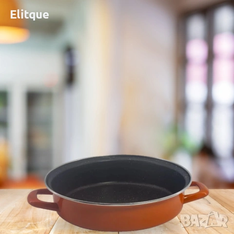 Тава Rosberg, различни размери, оранжева/въгл.стомана с незалеп.покр., снимка 5 - Съдове за готвене - 53074651