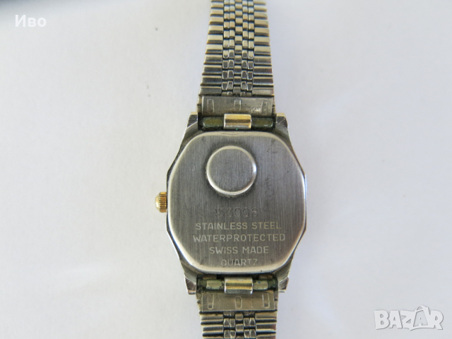 Рядък ретро часовник BWC Swiss Flatline II Quartz 153008, унисекс, снимка 6 - Мъжки - 44685540