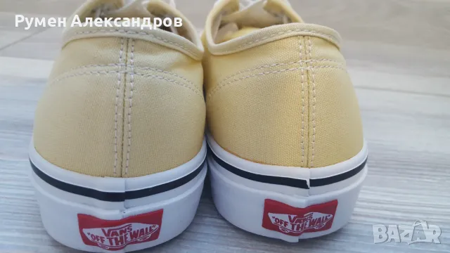 Нови жълти гуменки VANS unisex EUR40,5, снимка 7 - Джапанки - 50337327