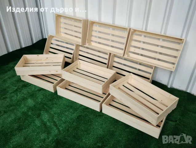 дървени щайги , снимка 7 - Декорация за дома - 49213270