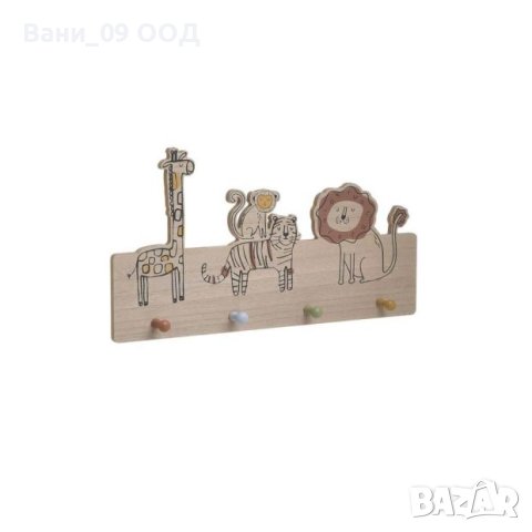 Детска дървена закачалка 