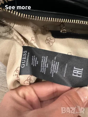 GUESS чанта в черно нова, снимка 11 - Чанти - 50329135
