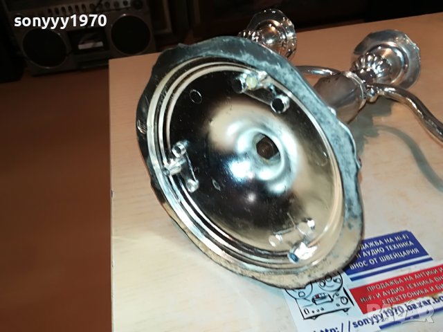 КРАСИВ СВЕЩНИК ЗА 3 СВЕЩИ 0404230850L, снимка 11 - Антикварни и старинни предмети - 40245825