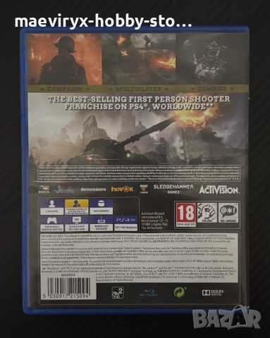 Call of Duty: World War II за PS4, снимка 2 - Игри за PlayStation - 52681287