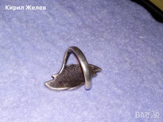 ИЗИСКАН СЕДЕФЕН СРЕБЪРЕН АР НУВО ПРЪСТЕН СРЕБРО 925 ЮВЕЛИРНА РЪЧНА ИЗРАБОТКА 34615, снимка 15 - Пръстени - 39522028