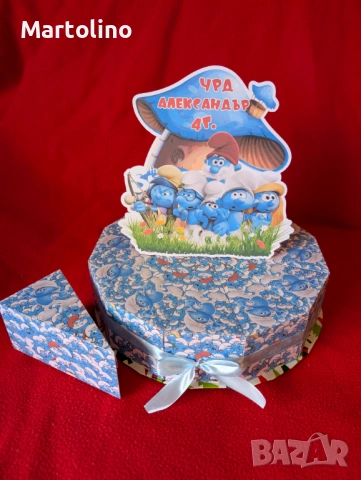Картонена торта Супер Марио, снимка 10 - Други - 53038113
