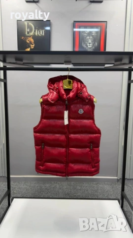 Moncler Червен Мъжки Елек Монклер С-ХХЛ