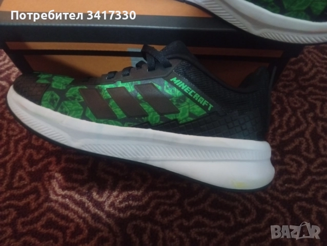 ОРИГИНАЛНИ ДАМСКИ МАРАТОНКИ ADIDAS MINECRAFT , снимка 4 - Маратонки - 52869367