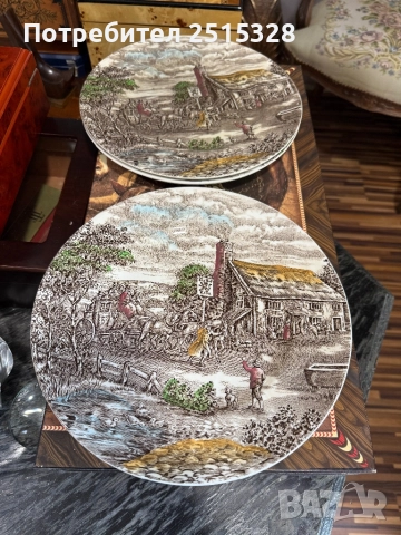 красив английски порцеланов сервиз 23 части The Poste House, снимка 9 - Антикварни и старинни предмети - 52049426