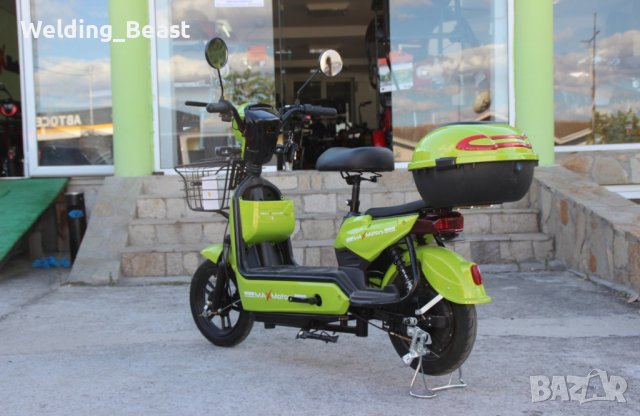 Електрически скутер-велосипед EBZ14 500W - GREEN, снимка 6 - Мотоциклети и мототехника - 41827700