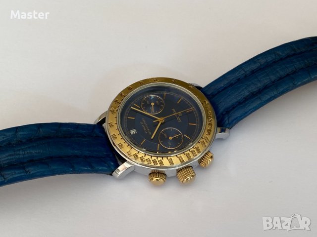 Часовник Полет Хронограф 3133 Син циферблат Poljot, снимка 5 - Мъжки - 41412254