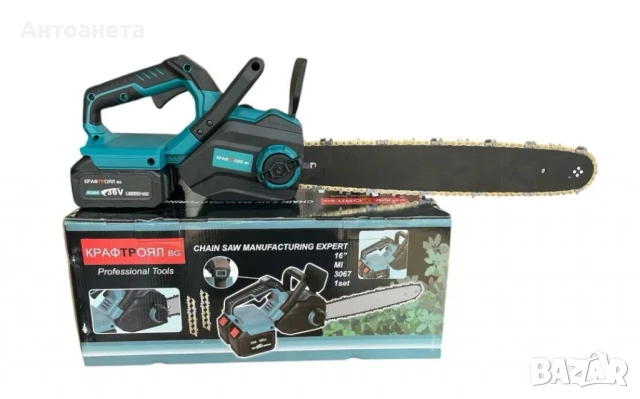 Акумулаторна резачка с маслен филтър 40см, 36V 16", снимка 2 - Други инструменти - 51228480