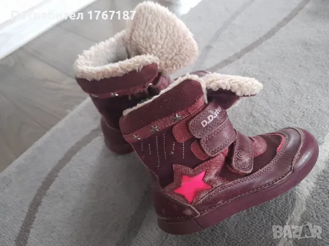 Кожени детски ботуши 29-30 размер ботуши от велур стелки допълнително, снимка 4 - Детски боти и ботуши - 48271502