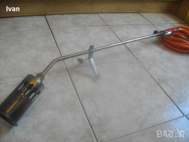 ROTHENBERGER 92 см-Газова Горелка За Хидроизолации/Покриви-С Маркуч 5м-Оригинална-Почти Нова-Отлична, снимка 4 - Други инструменти - 42121771