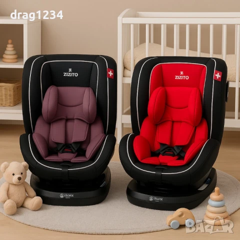Столче за кола Zizito Amadeo, 0-36 кг, с IsoFix, снимка 1