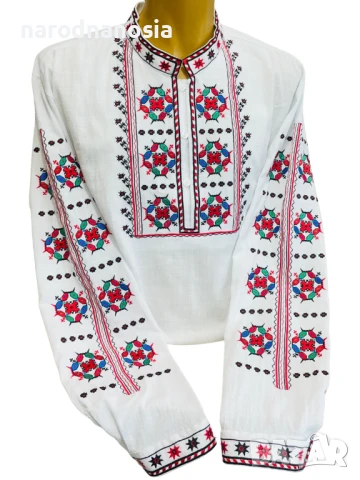 МЪЖКА РИЗА С БРОДИРАНА ШЕВИЦА - Модел 34, снимка 2 - Други - 51310100