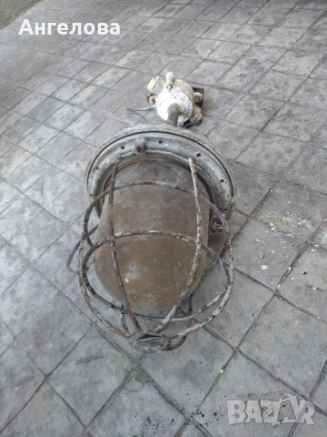 Стара лампа, снимка 2 - Антикварни и старинни предмети - 51464074