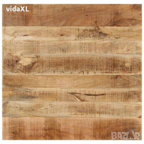 vidaXL Трапезна маса, мангово дърво масив, 82x80x76 cм, снимка 6 - Маси - 56146385
