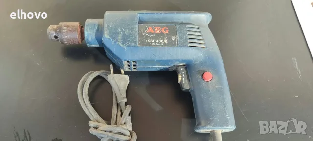 Бормашина ударна AEG SBE 400 R, снимка 3 - Бормашини - 56280751