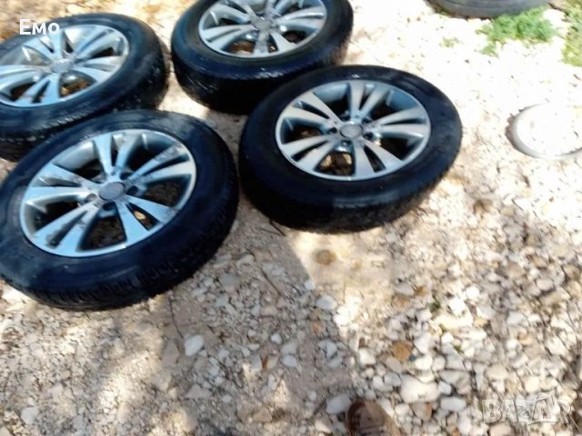 Продавам Джанти 16 5х112 ет45 7j със зимни гуми 225/55