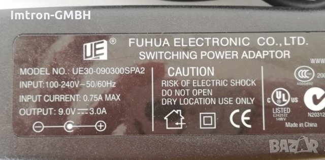 АДАПТЕР захр. блок  9V 3A , снимка 5 - Друга електроника - 35887046