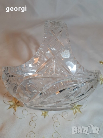 немска кристална кошница 29/6